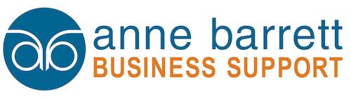The logo of Anne Barrett Business Support. Click here to go to the homepage.